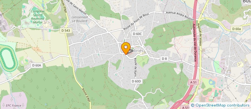 localisation de l'entreprise ASSOCIATION S & L EVENTS  CABRIES