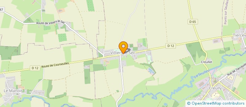 localisation de l'entreprise ASSOCIATION S.O.P.H.I.A  CREULLY SUR SEULLES