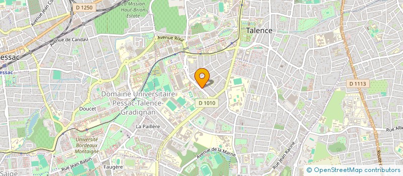 localisation de l'entreprise ASSOCIATION S SENS  TALENCE