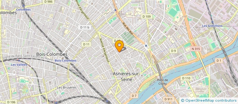 localisation de l'entreprise ASSOCIATION S.T.E.P.P.E  ASNIERES-SUR-SEINE