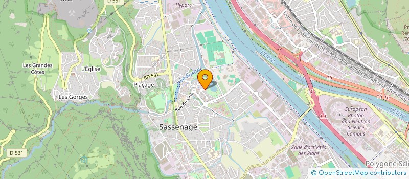 localisation de l'entreprise ASSOCIATION S' UNIR POUR SASSENAGE  SASSENAGE