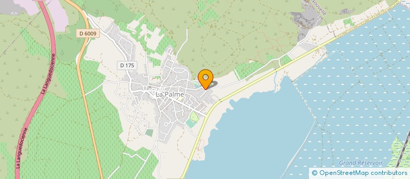localisation de l'entreprise ASSOCIATION SABRINA DAUPHIN  LA PALME