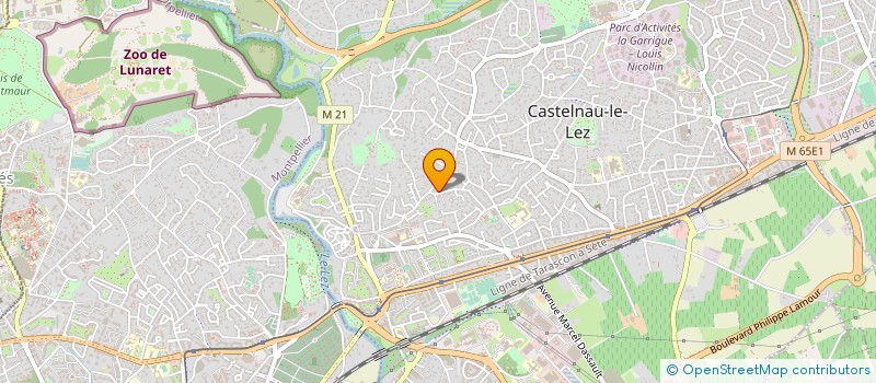 localisation de l'entreprise ASSOCIATION SAGECKO (SOLIDAIRE ACTIVITE DU GESCKO) à CASTELNAU-LE-LEZ