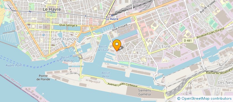 localisation de l'entreprise ASSOCIATION SAGEO LE HAVRE à LE HAVRE