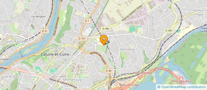 localisation de l'entreprise ASSOCIATION SAHEJ à CALUIRE-ET-CUIRE