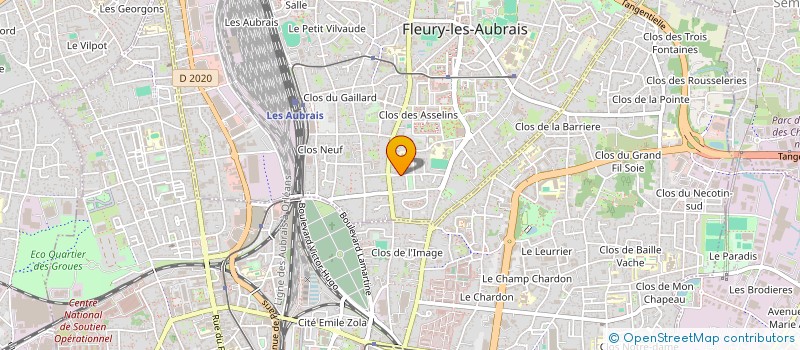 localisation de l'entreprise ASSOCIATION SAHEL FLEURY à FLEURY-LES-AUBRAIS