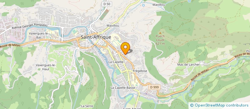 localisation de l'entreprise ASSOCIATION SAINT AFFRIQUE NATATION  SAINT-AFFRIQUE