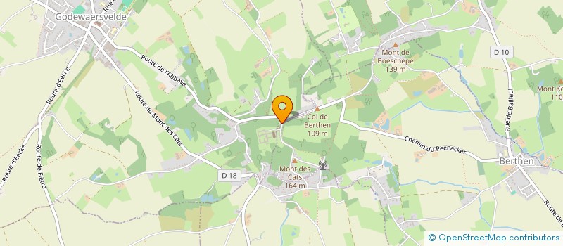 localisation de l'entreprise ASSOCIATION SAINT BERNARD  GODEWAERSVELDE