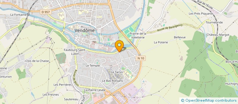 localisation de l'entreprise ASSOCIATION SAINT BIENHEURE  VENDOME