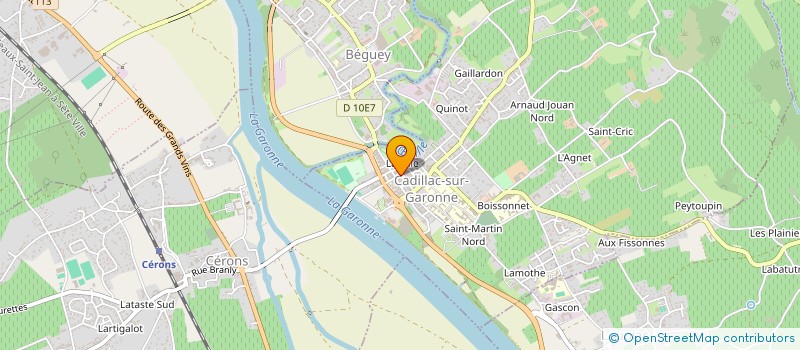localisation de l'entreprise ASSOCIATION SAINT BLAISE-SAINT MARTIN  CADILLAC-SUR-GARONNE
