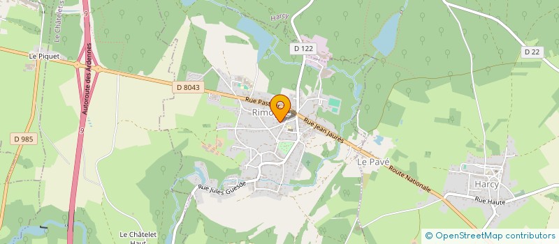 localisation de l'entreprise ASSOCIATION SAINT BRICE  RIMOGNE