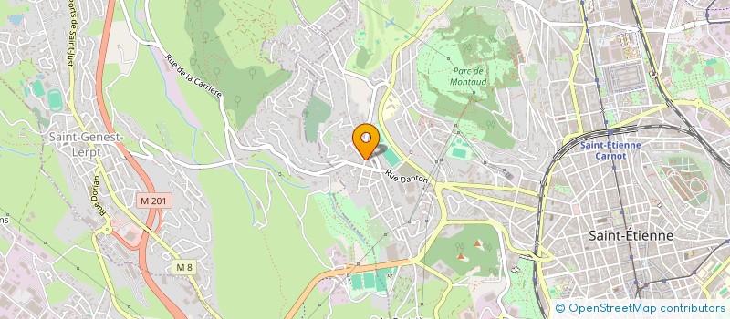 localisation de l'entreprise ASSOCIATION SAINT-ETIENNE BMX  SAINT-ETIENNE