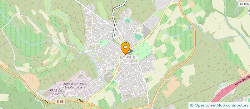localisation de l'entreprise ASSOCIATION SAINT ETIENNE DE CASTRIES  CASTRIES