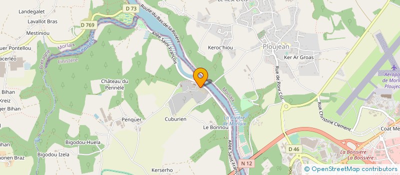 localisation de l'entreprise ASSOCIATION SAINT FRANCOIS  SAINT-MARTIN-DES-CHAMPS