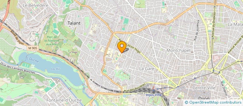 localisation de l'entreprise ASSOCIATION SAINT-FRANCOIS DE SALES à DIJON