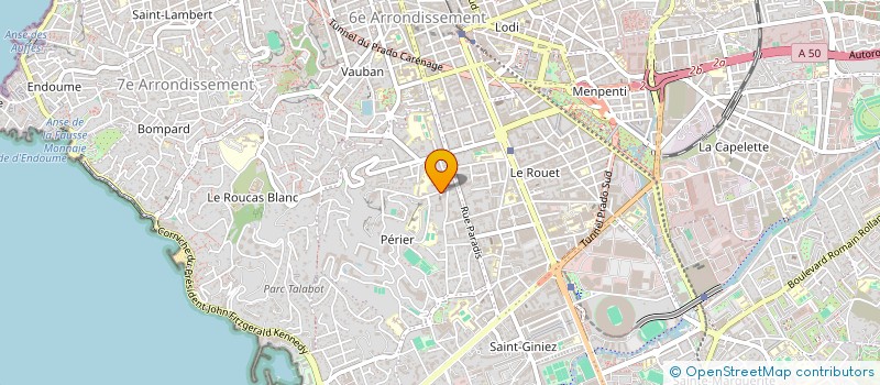 localisation de l'entreprise ASSOCIATION SAINT-GINIEZ - CLARISSES à MARSEILLE