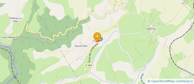 localisation de l'entreprise ASSOCIATION  SAINT-HAON - TRADITION ET PATRIMOINE (ASHTP)  SAINT-HAON