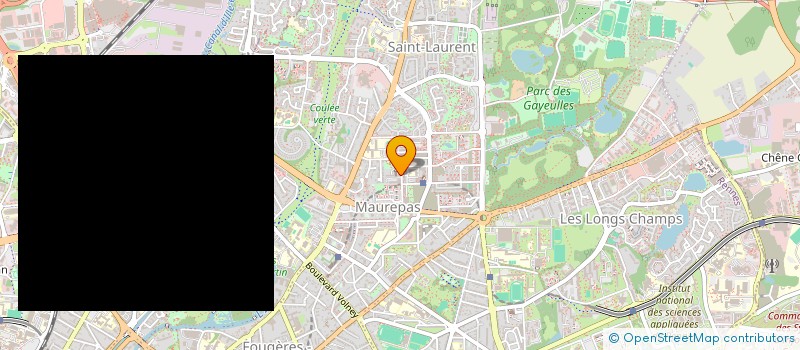 localisation de l'entreprise ASSOCIATION SAINT JEAN  RENNES