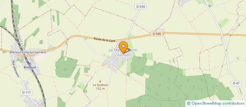 localisation de l'entreprise ASSOCIATION SAINT JOSEPH  LE MESNIL-SAINT-FIRMIN