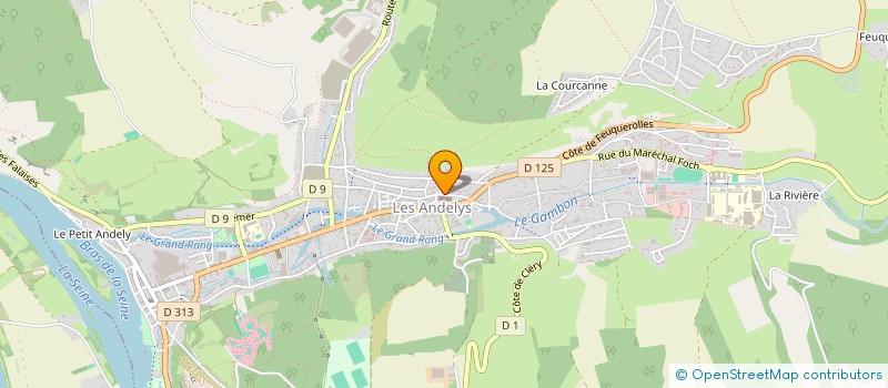 localisation de l'entreprise ASSOCIATION SAINT JOSEPH DES ANDELYS à LES ANDELYS