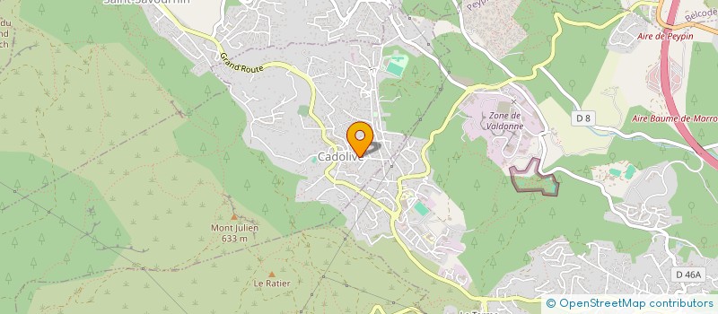 localisation de l'entreprise ASSOCIATION SAINT LAZARE DE CADOLIVE  CADOLIVE