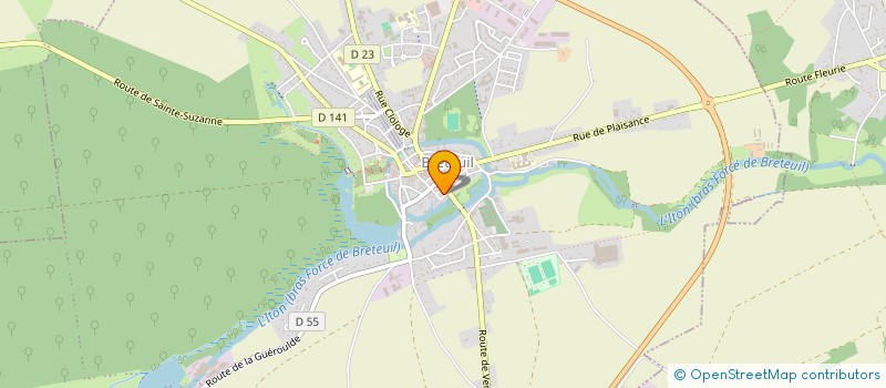 localisation de l'entreprise ASSOCIATION SAINT LOUIS à BRETEUIL