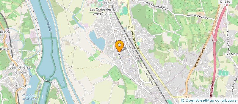 localisation de l'entreprise ASSOCIATION SAINT LOUIS  SAINT-MAURICE-L'EXIL