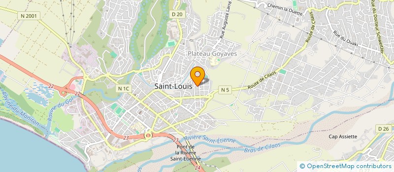 localisation de l'entreprise ASSOCIATION SAINT-LOUISIENNE DE RENOVATION ET D'ENVIRONNEMENT (ASLRE) à SAINT-LOUIS