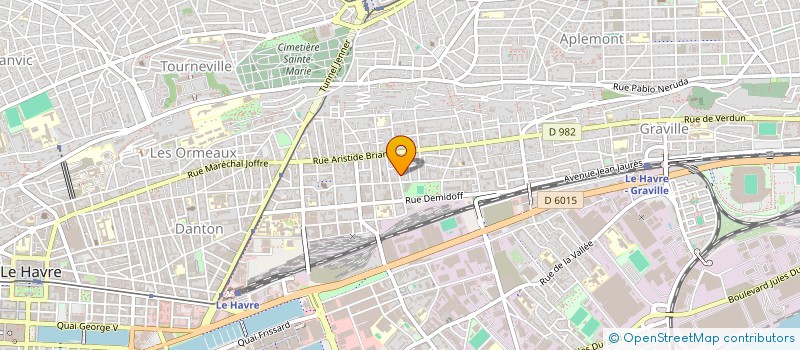 localisation de l'entreprise ASSOCIATION SAINT-LUC (PATRON DES ENLUMINEURS)  LE HAVRE