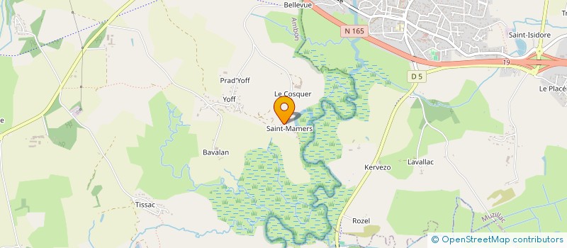 localisation de l'entreprise ASSOCIATION SAINT-MAMERS POUR LA SAUVEGARDE DE LA CHAPELLE ET DES SITES ENVIRONNANTS  AMBON