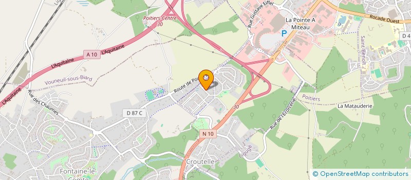 localisation de l'entreprise ASSOCIATION SAINT MARTIN à LIGUGE