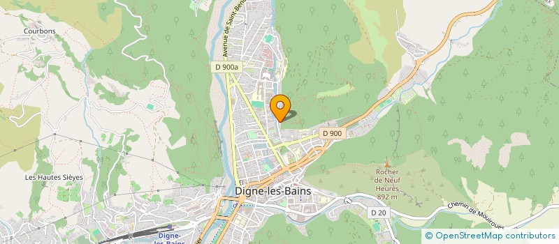 localisation de l'entreprise ASSOCIATION SAINT MARTIN à DIGNE-LES-BAINS