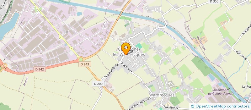 localisation de l'entreprise ASSOCIATION SAINT-MARTIN CAMPAGNE-LEZ-WARDRECQUES  CAMPAGNE-LES-WARDRECQUES