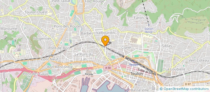 localisation de l'entreprise ASSOCIATION SAINT MAUR  TOULON