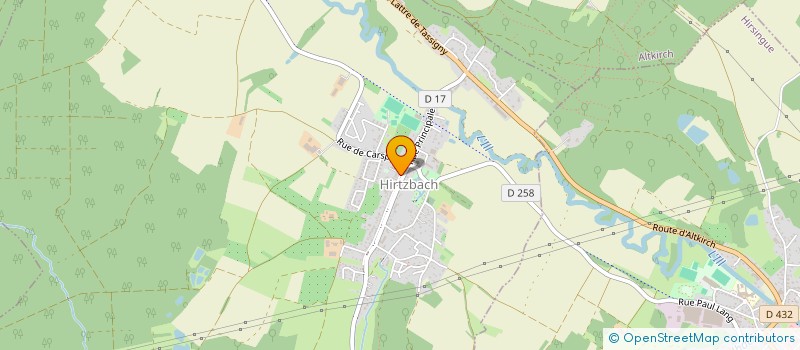 localisation de l'entreprise ASSOCIATION SAINT-MAURICE  HIRTZBACH