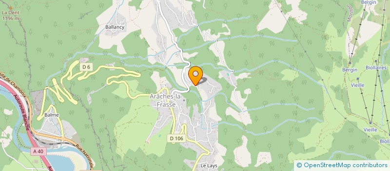 localisation de l'entreprise ASSOCIATION SAINT-MICHEL  ARACHES-LA-FRASSE