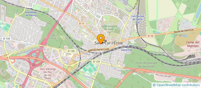 localisation de l'entreprise ASSOCIATION SAINT MICHEL à SAINT-CYR-L'ECOLE