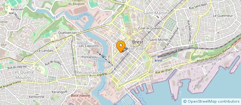 localisation de l'entreprise ASSOCIATION SAINT MICHEL  BREST