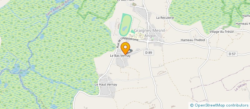 localisation de l'entreprise ASSOCIATION SAINT MICHEL DE GRAIGNES à GRAIGNES-MESNIL-ANGOT