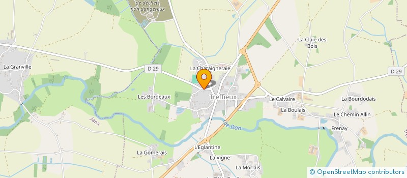 localisation de l'entreprise ASSOCIATION SAINT MICHEL DE JANS FOOTBALL  JANS