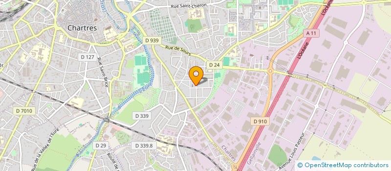 localisation de l'entreprise ASSOCIATION SAINT PAUL à CHARTRES