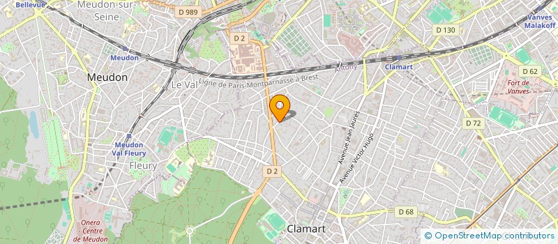 localisation de l'entreprise ASSOCIATION SAINT PIERRE CLAVER à CLAMART