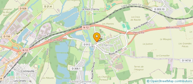 localisation de l'entreprise ASSOCIATION SAINT-PIERRE DE CHERISY ET DE SAINTE-GEMME à CHERISY