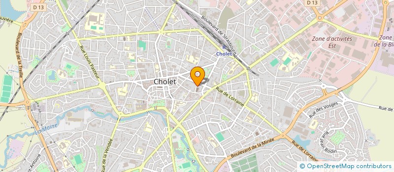 localisation de l'entreprise ASSOCIATION SAINT PIERRE NOTRE DAME DE CHOLET à CHOLET