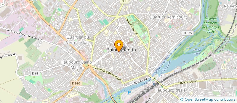 localisation de l'entreprise ASSOCIATION SAINT QUENTIN HANDISPORT à SAINT-QUENTIN