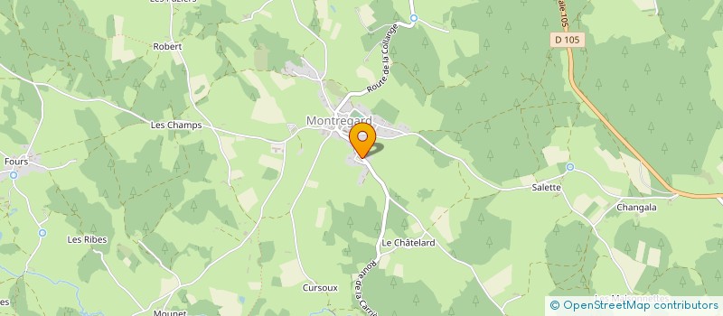 localisation de l'entreprise ASSOCIATION SAINT REGIS  MONTREGARD