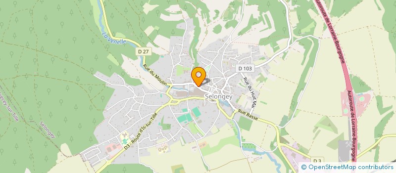 localisation de l'entreprise ASSOCIATION SAINT REMI  SELONGEY