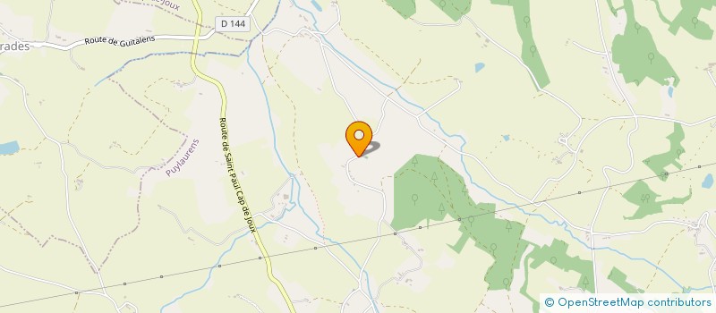 localisation de l'entreprise ASSOCIATION SAINT THEODARD D'ANIMATION RURALE (A.S.T.A.R.)  PUYLAURENS