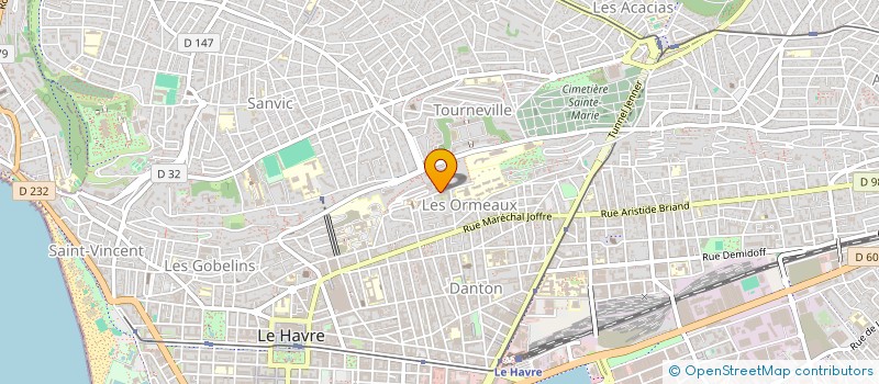 localisation de l'entreprise ASSOCIATION SAINT THOMAS D'AQUIN à LE HAVRE