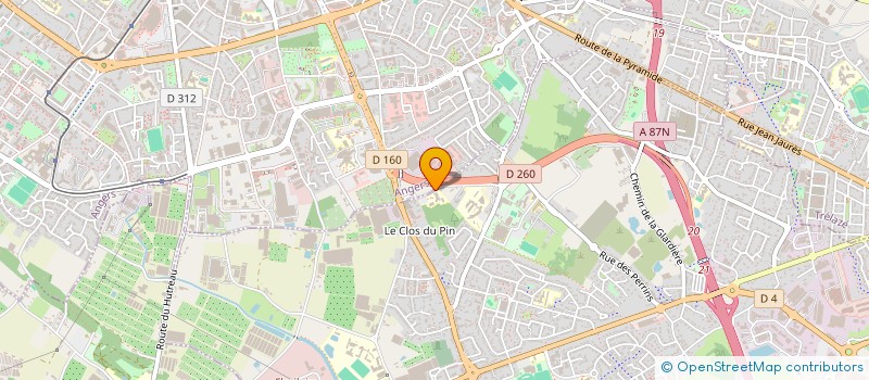 localisation de l'entreprise ASSOCIATION SAINTE ANNE à LES PONTS-DE-CE
